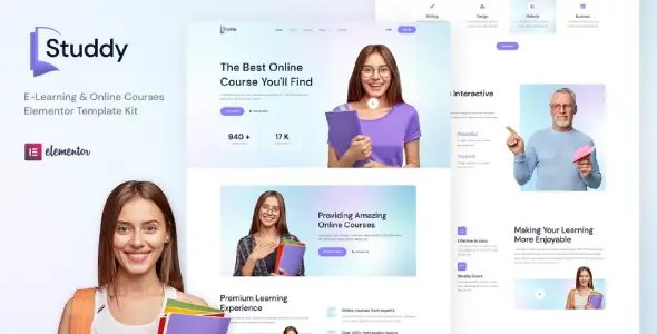 Studdy – E-Learning & Online Courses Elementor Template Kit
